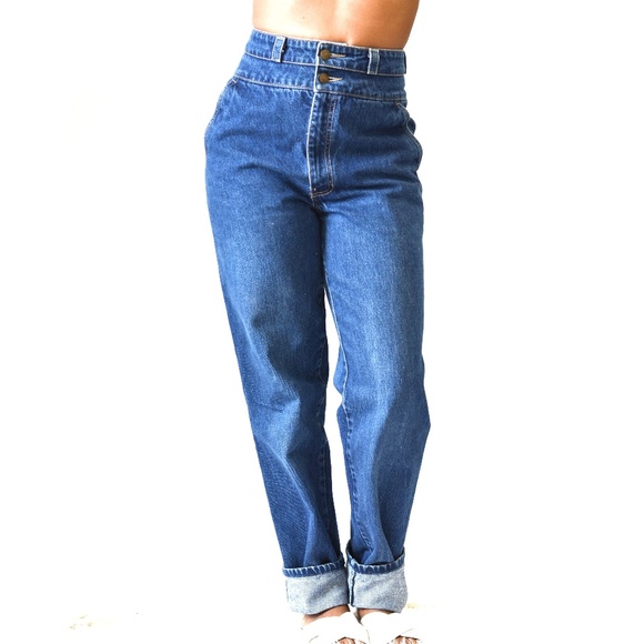 Vintage Denim - Vintage Calvin Klein Mom Jeans High Waist Size 26